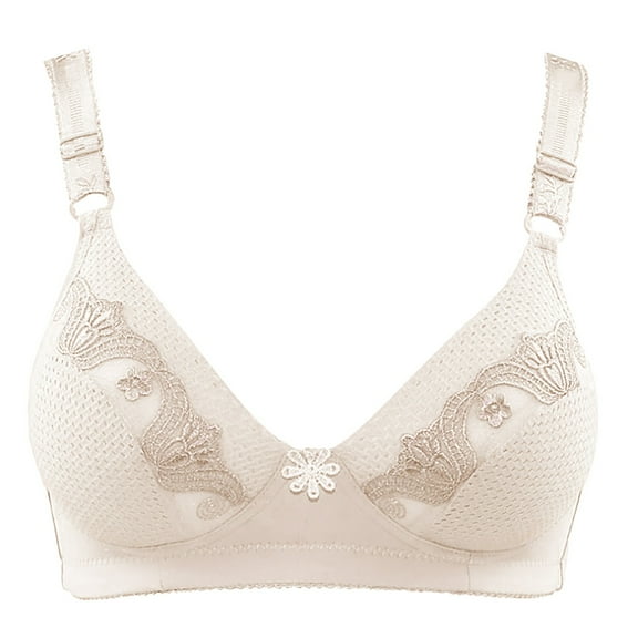 Bras for Women High Support Bras for Adjustable Strap Full Coverage Up Bras Comfortable No Underwire Wireless Bras Bra