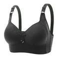 thumbnail image 1 of Bras for Women,Lace Underwire Bra with Back Closure Adjustable Strap for Support and Shaping,Sports Bras for Women,Black,44, 1 of 2
