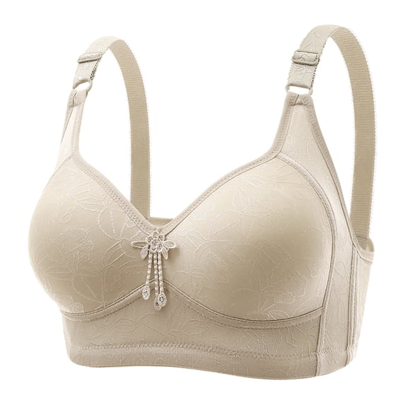Bras for Women,Lace Underwire Bra with Back Closure Adjustable Strap for Support and Shaping,Sports Bras for Women,Green,40