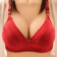 thumbnail image 1 of Bras for Women, Large Size Bra Wireless Elastic Solid Bra Adjustable Shoulder Straps Yoga Sports Bras, 1 of 6