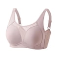 thumbnail image 1 of Bras for Women No Underwire Baeitkot Women's Plus Size Shaping Bra Wireless Gathered Thin and Comfortable Sagging Bra, 1 of 7