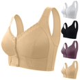 Bras for Women No Underwire Comfortable Full Coverage Front Closure ...