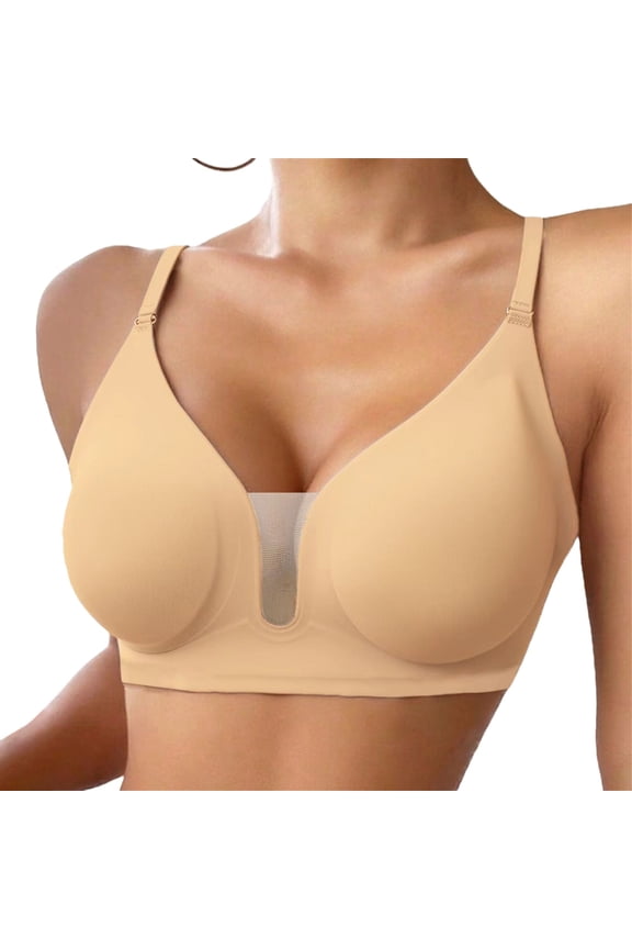 Bras for Women No Underwire Full Coverage Supportive Correction Anti Sagging Bra Wireless Bras