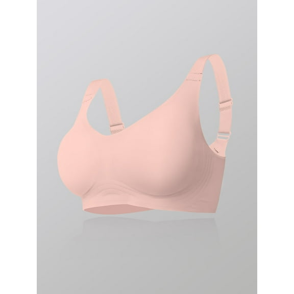 Bras for Women No Underwire,Push Up Comfort Soft No Underwire Full Coverage T-Shirt Bra