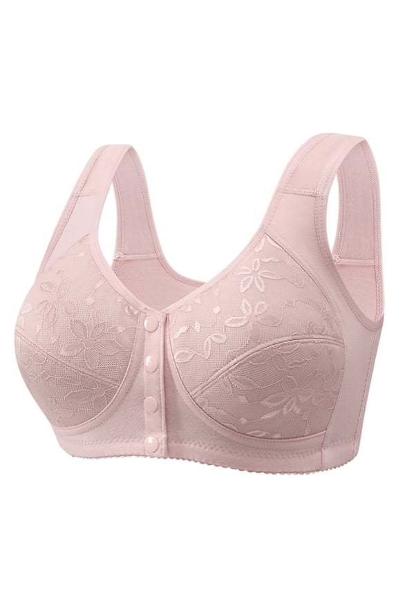 Bras for Women Off Shoulder Flare Sleeve Corset Dress Wireless Bras for Women Pink 46