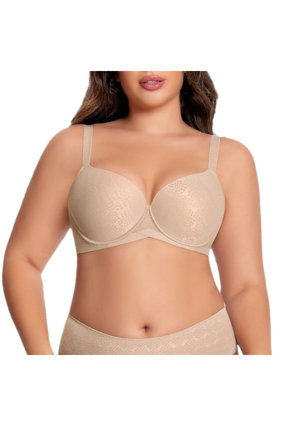 Bras for Women,Plus Size Full Coverage Support Bikini Set Comfortable Breathable High Support Swimwear Top and Bottom,Sports Bras for Women,Beige,D
