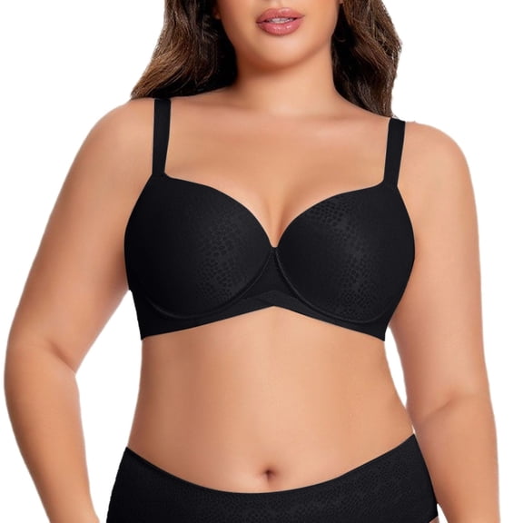 Bras for Women,Plus Size Full Coverage Support Bikini Set Comfortable Breathable High Support Swimwear Top and Bottom,Sports Bras for Women,Black,A