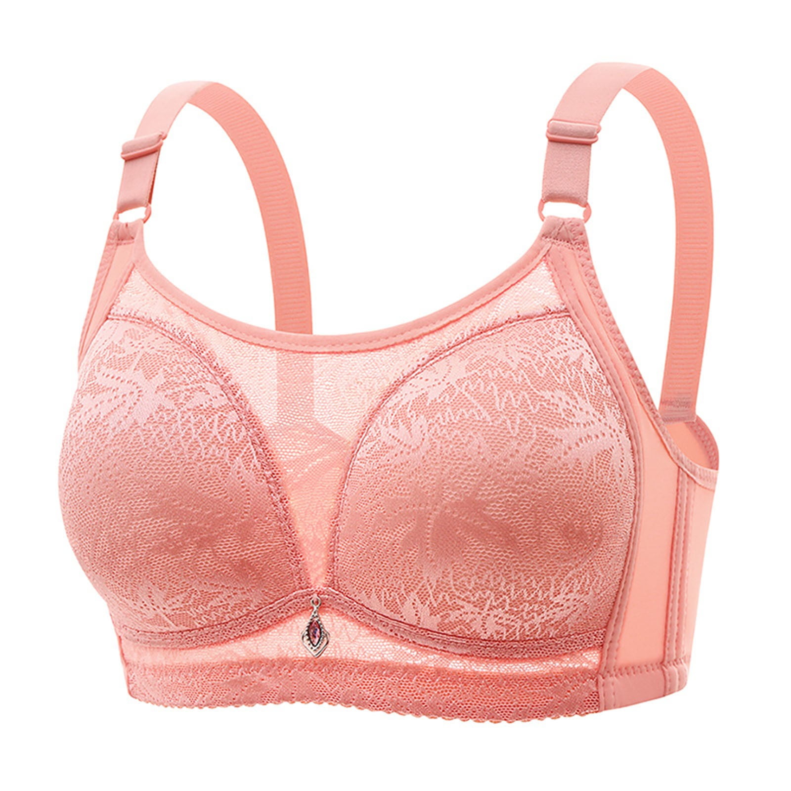 Bras for Women, Plus Size Push Up Bra for Women Hide Back Fat Smoothing Bra Seamless Underwire T