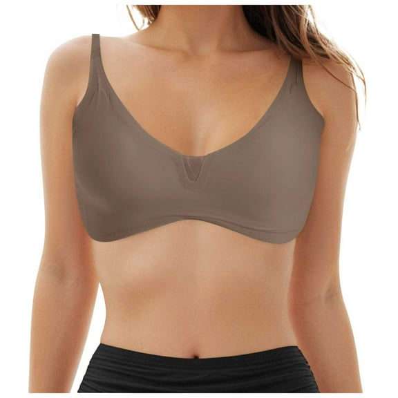 Bras for Women Plus Size Womens Seamless Bra No Underwire Comfort Push Up Bras Buttery Soft Wireless Bralette Full Coverage Sport Everyday Bra
