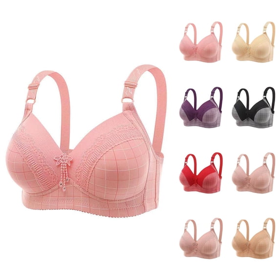 Bras for Women Push Up Bra Wireless Bra No Underwire Support Bras ...