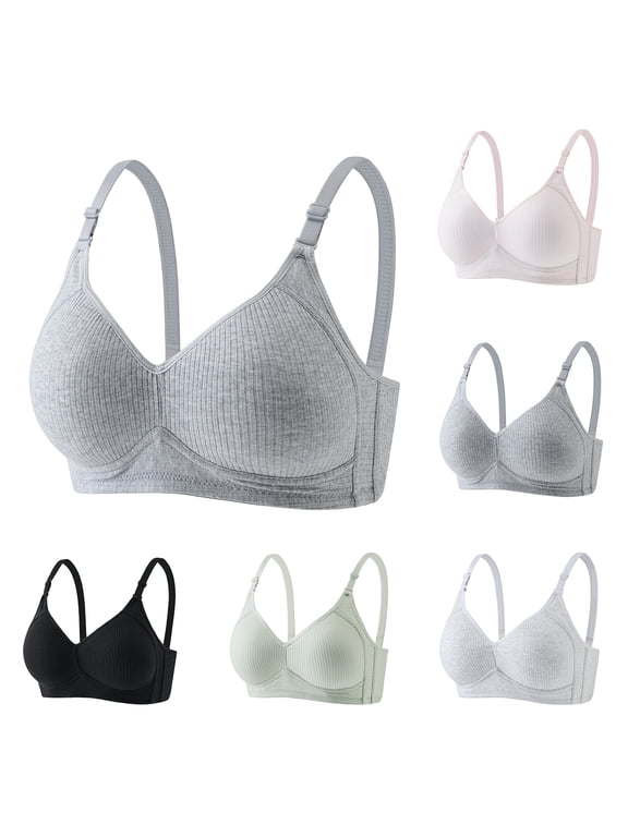 Bras for Women Push Up Everyday Wear Soft Comfort Full Support Bra