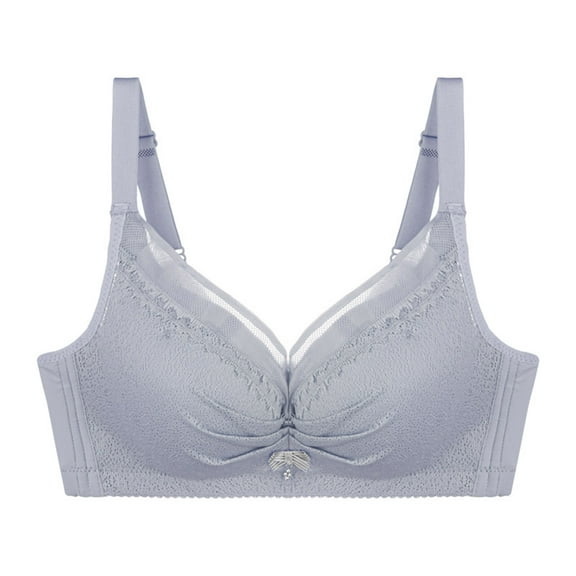 Bras for Women,Push Up Lingerie Removable Padded Underwire Bra Comfortable Breathable Support,Sports Bras for Women,Purple,40