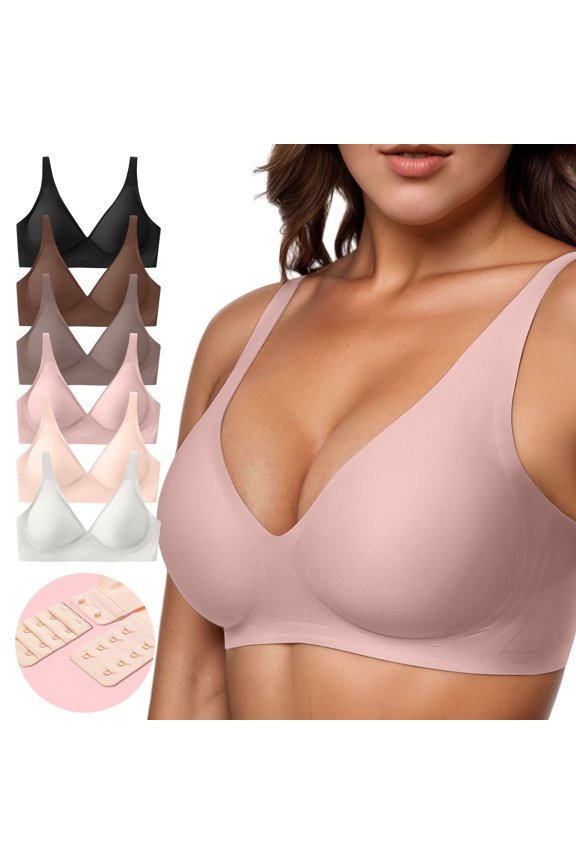 Bras for Women Seamless Rip Full Cup Bra In Stock Beige XXXL