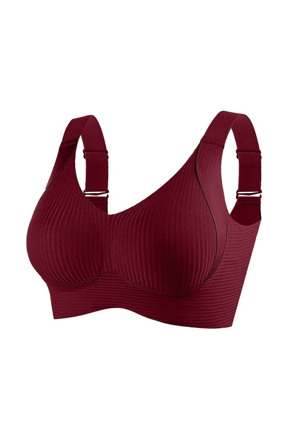 Bras for Women, Sleep Bras, Soft Daily Bras, Seamless Leisure Bras for Women, B to D Cup, with Removable Pads