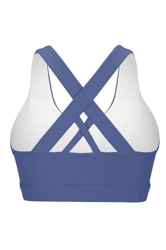 Bras for Women,Solid Color Sleeveless Tank Top Casual Fashion Bra and Camisole,Sports Bras for Women,Sky Blue,2XL