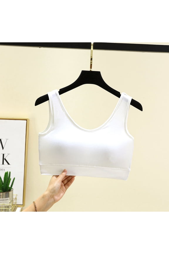 Bras for Women Solid Color Wireless Open Back Seamless Push Up Side Shaping Racerback Daily Bra for Smooth Silhouette Bras for Women Full Coverage