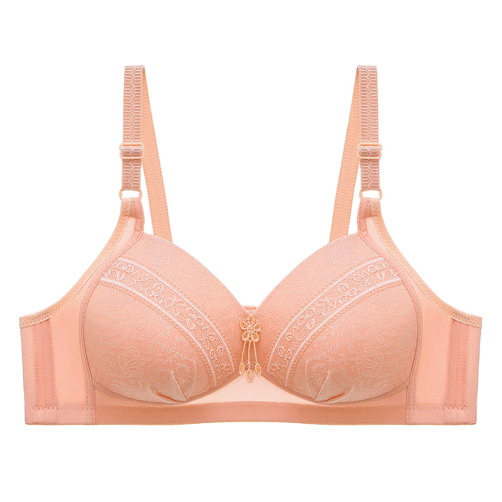 Seamless Ladies Spandex Non Wired Bra, Pink, Plain at Rs 399/piece