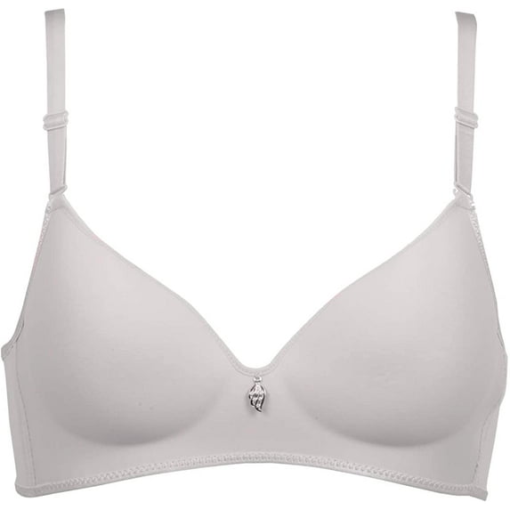 Bras for Women, Wirefree Bra, Padded Everyday Contour Bras White 38C