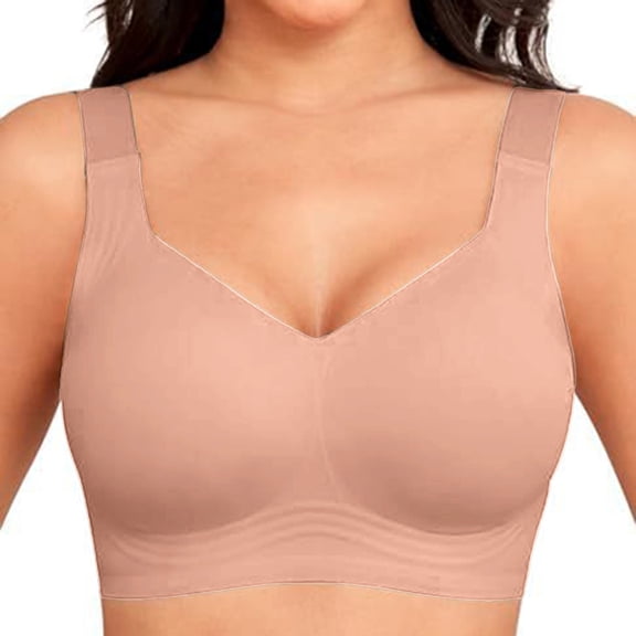 Bras for Women Wireless Comfortable Soft Bras for Full Coverage Everyday No Show Bra Bra