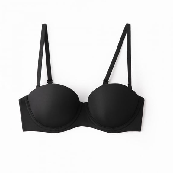 Bras for Women Wireless New Women Solid Underwired Sports Underwear Lingerie Everyday Bras Style B-41 Black