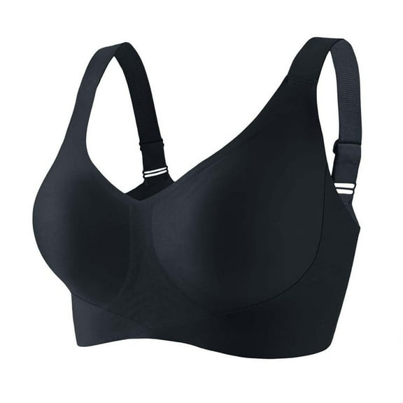 Yijfswar Bras for Women Wireless Push Up Bra Everyday Bra No Underwire Bra Tshirt Bras with Adjustable Straps
