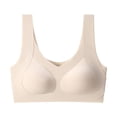 thumbnail image 1 of Bras for Women Wireless Seamless Bralettes Everyday Tshirt Bras U Shaped Wirefree Bra Wide Strap Sleeping Bra, 1 of 3