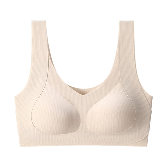 Bras for Women Wireless Seamless Bralettes Everyday Tshirt Bras U Shaped Wirefree Bra Wide Strap Sleeping Bra