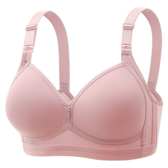 Bras for Women,Women Fashion Casual Breathable Tube Top Bra Underwear Comfortable Seamless Support Gather Adjust,Sports Bras for Women,Rose Gold,32