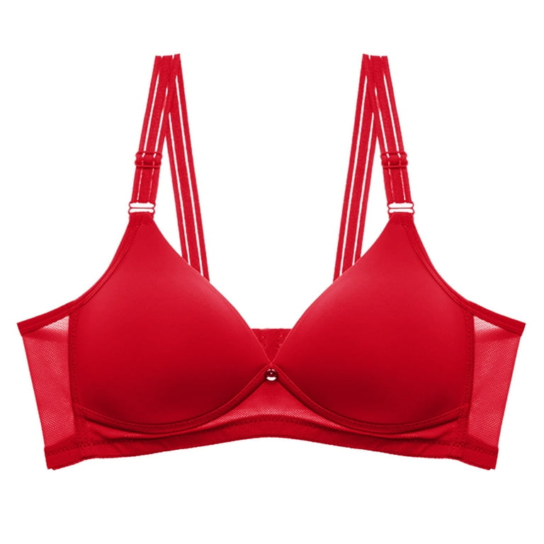 Bras for Women Women's Thin Bra with No Steel Ring Small Chest