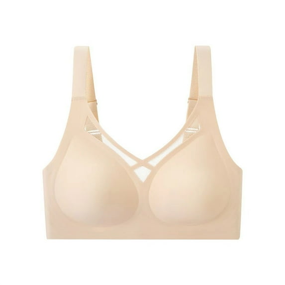 Bras for Womens,loopsun Women Solid Color Soft And Comfortable Without Steel Rings Gathering To A Large Bra