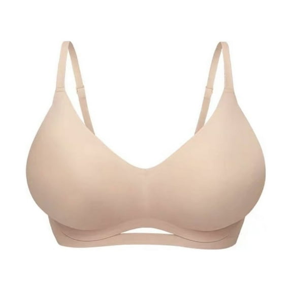 Bras for Womens,loopsun Women Solid Color Soft And Comfortable Without Steel Rings Gathering To A Large Bra