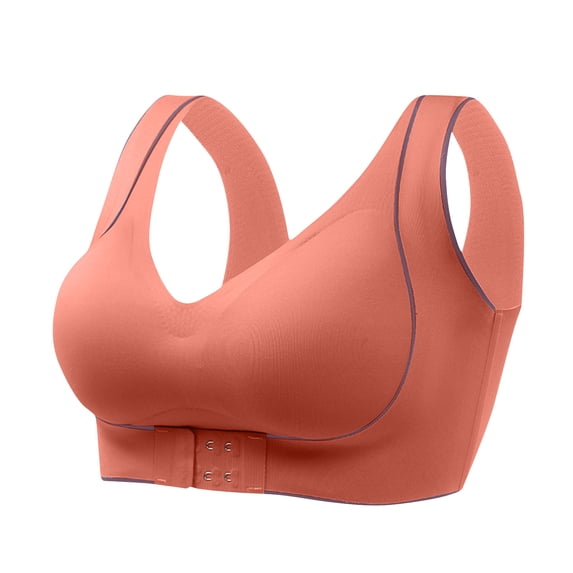 Bras underwear Womens Full Coverage Padded Bra Wireless Bras Seamless Non-wired Bras Full Coverage Support Bra Comfy Daily Essentials Everyday Underwear Gym Workout