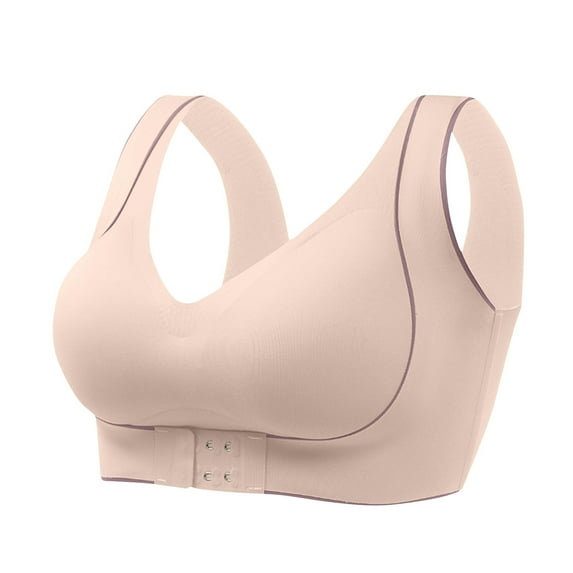 Bras underwear Womens Full Coverage Padded Bra Wireless Bras Seamless Non-wired Bras Full Coverage Support Bra Comfy Daily Essentials Everyday Underwear Gym Workout