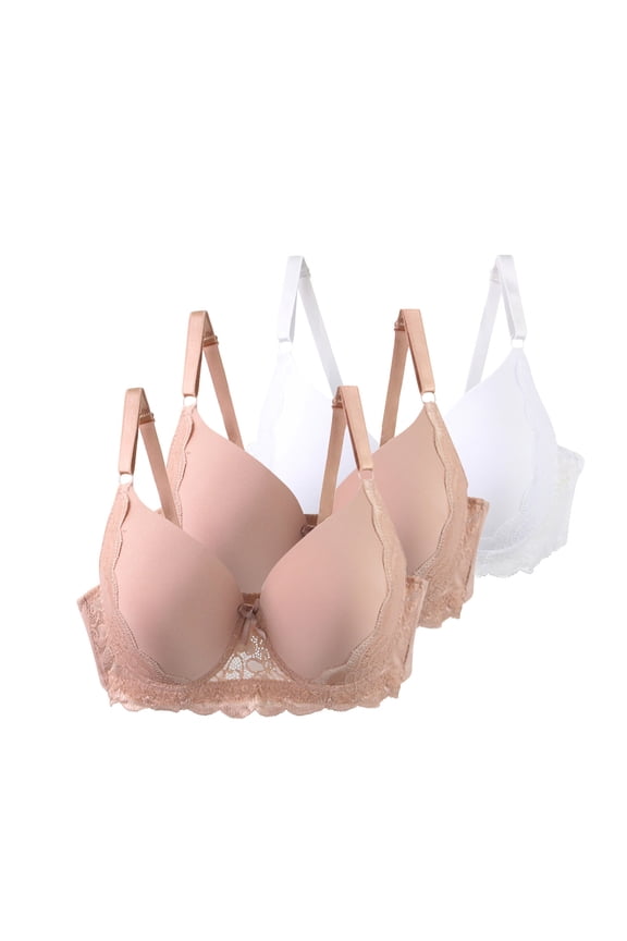 Bras underwear Womens Full Coverage Padded Bra Wireless Bras Seamless Non-wired Bras Full Coverage Support Bra Moisture Wicking Sport Bras for Gym Workout Yoga Bras Plus Size