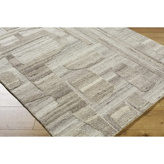 Brasen Bohemian, Transitional Area Rug - Beige, Taupe, Tan - 2' x 3'