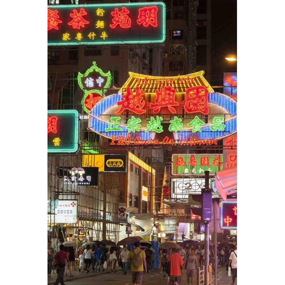 Brashear Hong Kong Neon Wall Decal