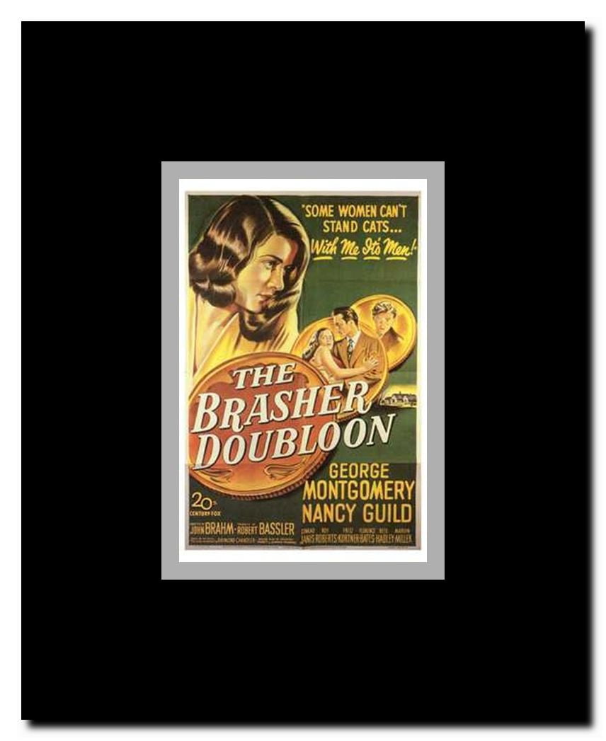 Brasher Doubloon Framed Movie Poster
