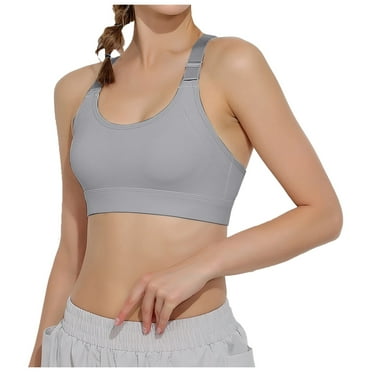 Brasieres Para Mujer Women Conditioning High Intensity Exercise Running Fitness Training Yoga Bra Bras for Women Grey XXXXXL