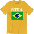 thumbnail image 1 of Brasil Brazil Brazilian Flag National Ethnic Pride World Cup-Mens T-Shirt, 1 of 4