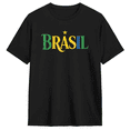thumbnail image 1 of Brasil Cool Graphic Tee For Men And Women, Outdoor Vacation Cotton Short Sleeves T-Shirt, 1 of 6
