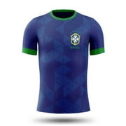 Brasil World Cup Soccer Jersey by Winning Beast®. Away Colors. Adult Medium.