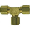 thumbnail image 1 of Brass 1/4" Compression Tee, 1 of 2