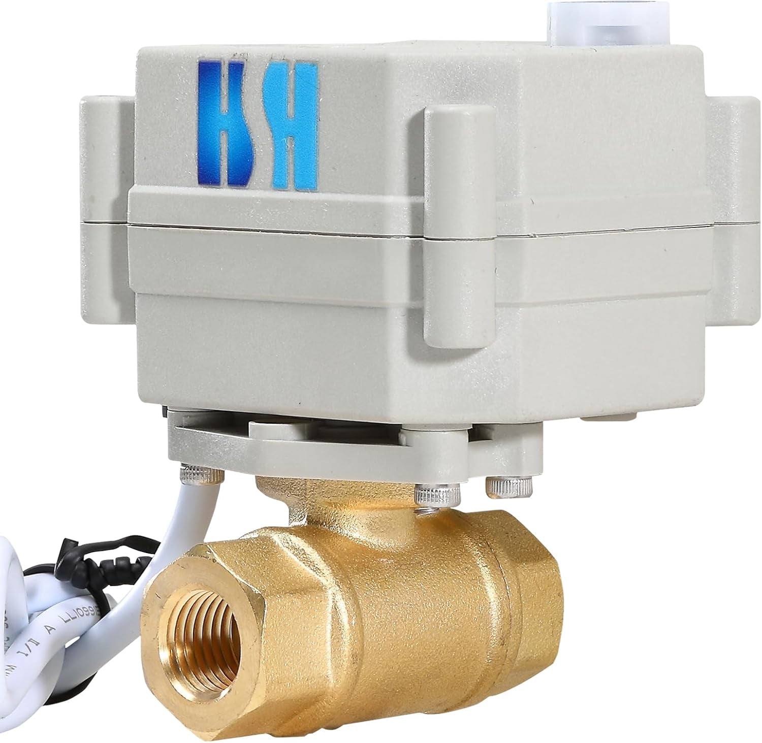 2 Way 1-1/2′ ′ UPVC Double Union Motorized Ball Valve With Manual - View #4