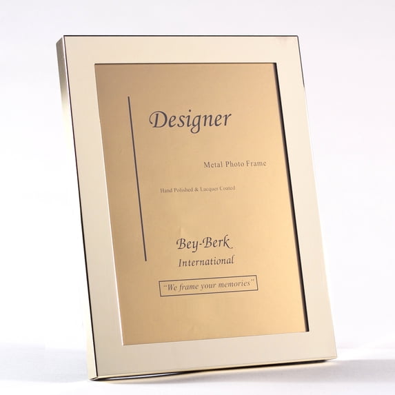 Brass 3 1/2"x5" Picture Frame with Easel Back.