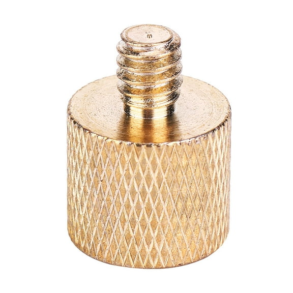 Brass 3/8'' Female to 1/4'' Male Tripod Thread Adapter Screw for Camera