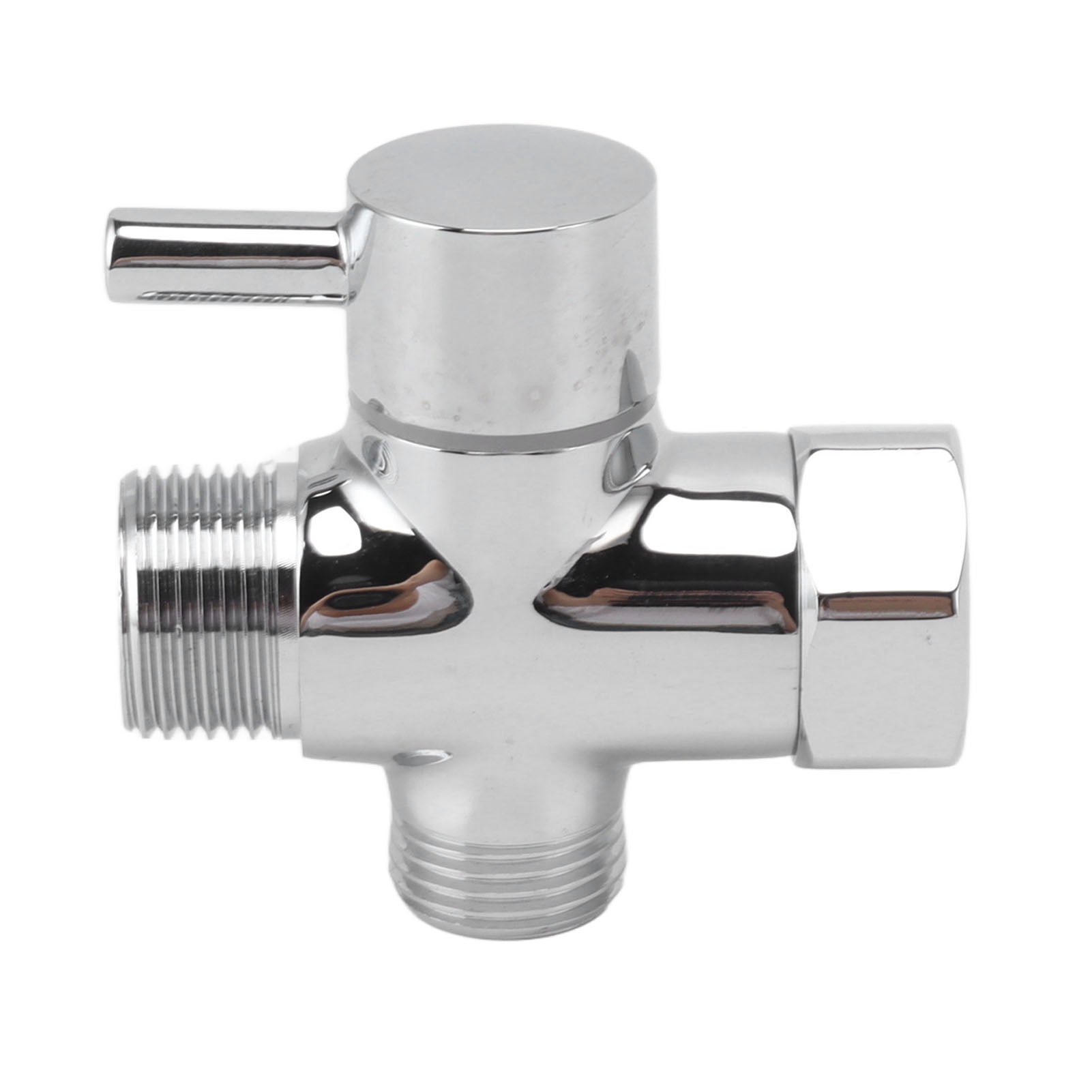 Brass 3 Way Shower Diverter, 3 Way Shower Diverter 1/2 Inch Water Inlet
