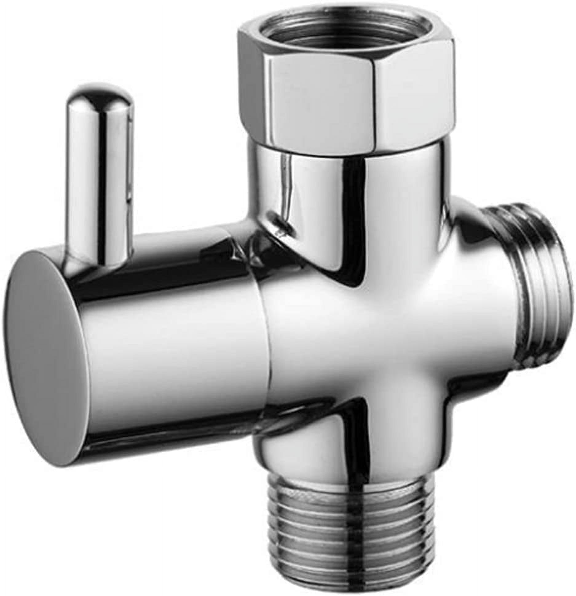Brass 3way valve, shower column diverter, solid brass 3way valve