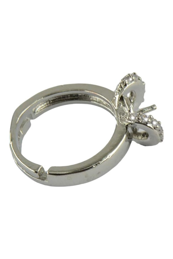 Brass 3D Blank With Glue Empty Design Findings Making Jewelry 8mm