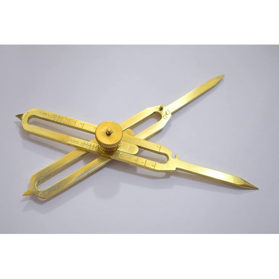 Brass 6 inch Divider Drafting Proportional Tool 6inches Navigational Compass