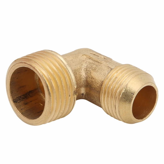 Brass 90-Degree Elbow Fitting for Air Compressor G1/2 to G3/4 Thread 1100W